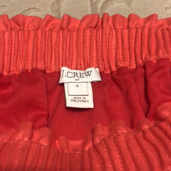 J. Crew Salmon Elastic Skirt - Picture 3 of 4